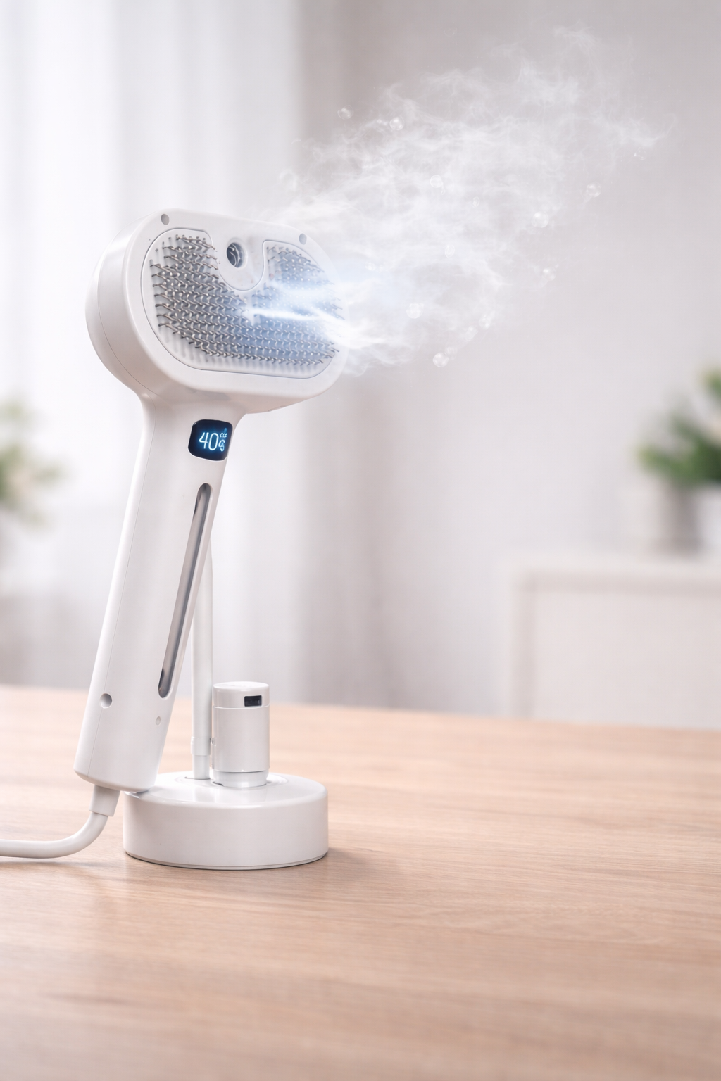 SteamBrush Pro™ | Brosse Vapeur Anti-Poils Chien & Chat